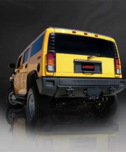 Alternative view of Corsa 03-06 Hummer H2 6.0L V8 Black Sport 3in Single Rear Twin 4in Tips Cat-Back Exhaust