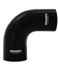 Mishimoto Silicone Reducer Coupler 90 Degree 3in to 4in - Black