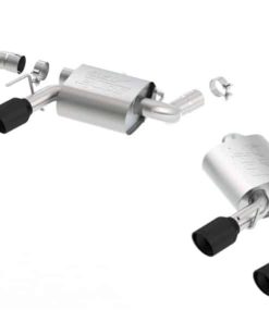 Borla 2016 Chevy Camaro V8 SS AT/MT ATAK Rear Section Exhaust w/ Dual Mode Valves Ceramic Black