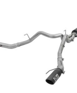 aFe MACH Force-Xp 3in to 3-1/2in 304 SS Cat-Back Exhaust w/Black Tip 17-18 Ford F-150 Raptor V6 3.5L
