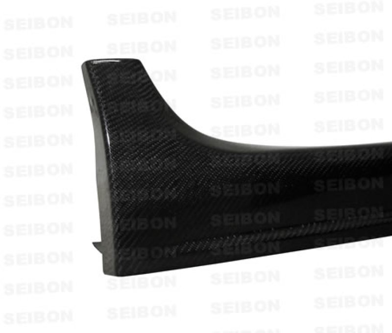 Seibon 08-09 Mitsubishi Evo X OEM-style Carbon Fiber Side Skirts - Image 2