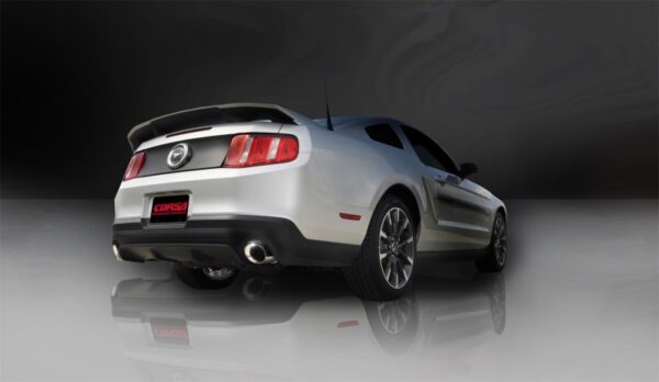 Alternative view of Corsa 11-14 Ford Mustang GT/Boss 302 5.0L V8 Polished Xtreme Axle-Back Exhaust