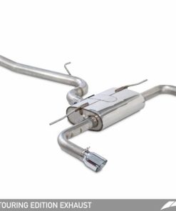 AWE Tuning Audi 8V A3 Touring Edition Exhaust - Dual Outlet Diamond Black 90 mm Tips