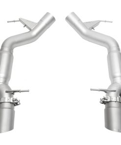 SOUL 12-18 BMW F06 / F12 / F13 M6 Resonated Muffler Bypass Exhaust - 3.5in Slash Cut Sig Satin Tips