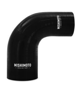 Mishimoto Silicone Reducer Coupler 90 Degree 2.5in to 3in - Black