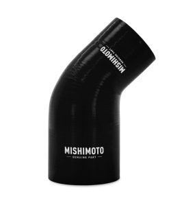Mishimoto Silicone Reducer Coupler 45 Degree 2.5in to 3.5in - Black