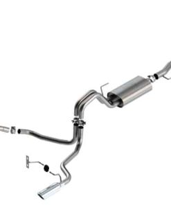 Alternative view of Borla F-150 2021 3.3L CC SB EC STB XL/XLT/Lariat/KR/Plnm/LTD 3/2.25 SRE Cat-Back ATAK Chrome Tips