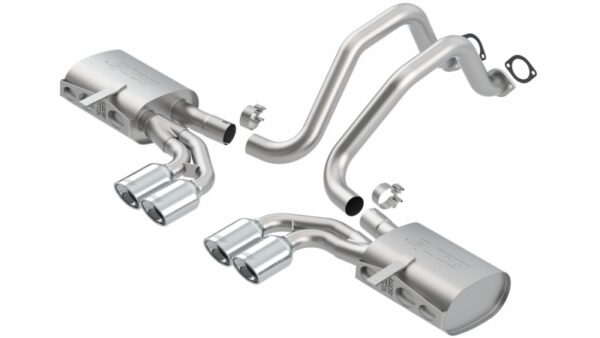 Alternative view of Borla 97-04 Chevrolet Corvette 5.7L 8cyl Touring SS Catback Exhaust