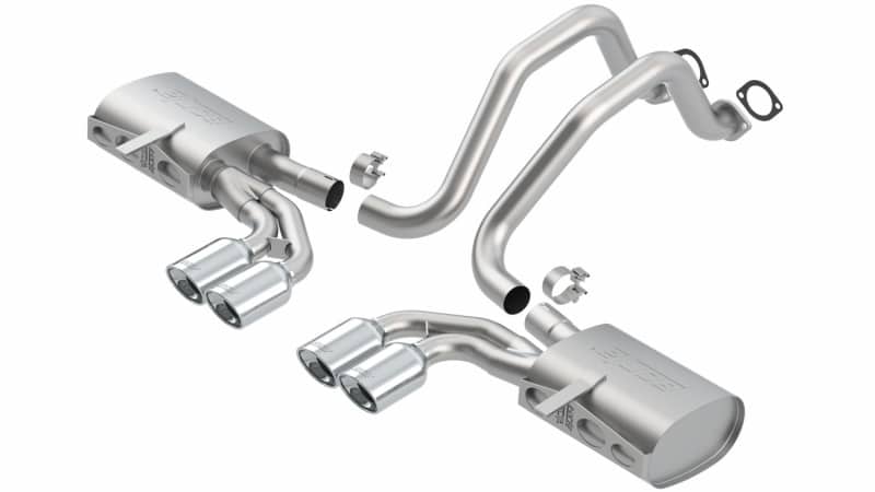 Borla 97-04 Chevrolet Corvette 5.7L 8cyl Touring SS Catback Exhaust - Image 2
