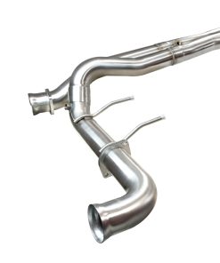 Kooks 11-14 Ford Raptor SVT Super Crew Cab 3in Off Road Side Exit Exhaust w/ Black Slash Cut Tips