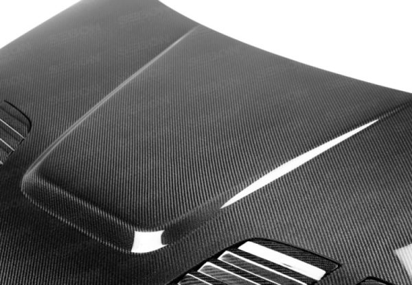 Alternative view of Seibon 12-13 BMW F30 GTR-Style Carbon Fiber Hood