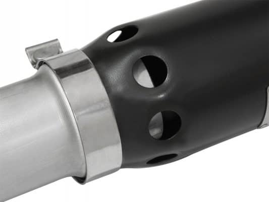 Alternative view of aFe LARGE BORE HD 3.5in DPF-Back SS Exhaust w/Black Tip 2016 GM Colorado/Canyon 2.8L (td)