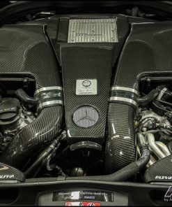 Alternative view of AMS Performance 2014+ Mercedes-Benz CLS63 AMG 4Matic 5.5L Biturbo Alpha Carbon Fiber Induction Kit