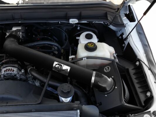 Alternative view of aFe MagnumFORCE Intakes Stage-2 PDS AIS PDS Ford F-250/350 11-12 V8-6.2L (blk)