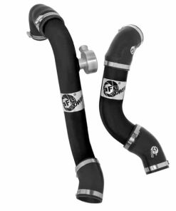 aFe BladeRunner Intercooler Tubes Black Hot/Cold Side for 15-16 Ford Mustang EcoBoost I4-2.3L (t)