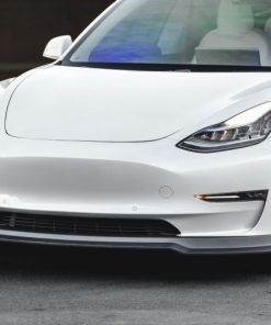 VR Aero 2018+ Tesla Model 3 Matte Carbon Fiber Front Lip Spoiler