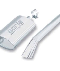 Borla 81-86 Jeep CJ-7 4.2L AT/MT 4WD Cat-Back 2in Single Round Angle Cut Intrcld Rr 2.5in Rndx6.5in