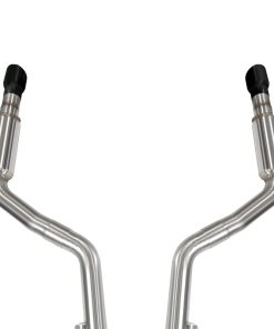 Alternative view of Kooks 2015+ Dodge Charger 3in OEM Style Cat-Back Exhaust w/ 4in Black Slash Cut Tips