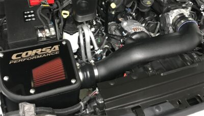 Alternative view of Corsa 18-19 Jeep Wrangler JL 3.6L V6 Closed Box Air Intake w/ DryTech 3D Dry Filter