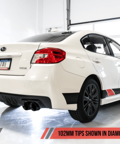 Alternative view of AWE Tuning 2015+ Subaru WRX VA Sedan Touring Edition Exhaust - Diamond Black Tips (102mm)