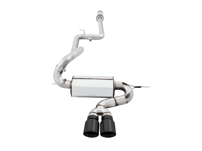 AWE Tuning Ford Focus ST Touring Edition Cat-back Exhaust - Resonated - Diamond Black Tips - Image 5