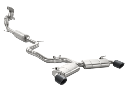 Alternative view of Akrapovic 13-17 Volkswagen Golf GTI (VII) Evolution Line w/ Cat (Titanium) w/ Carbon Tips