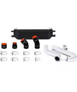 Alternative view of Mishimoto 2015 Ford Mustang EcoBoost Performance Intercooler Kit - Black Core Polished Pipes
