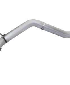 Alternative view of aFe Atlas Exhaust 5in DPF-Back Al Steel 2016 Nissan Titan XD V8-5.0L Black Tip