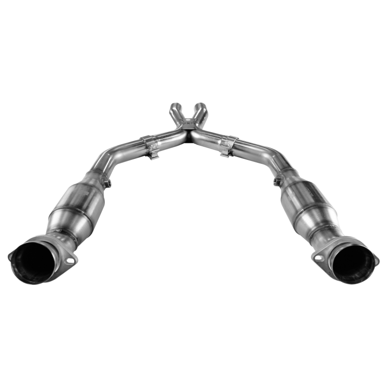 Kooks 05-10 Ford Mustang GT 4.6L 3V Auto/Manual 2 1/2in x 2 1/2in OEM Cat X Pipe Kooks HDR Req - Image 6