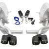 SOUL 05-08 Porsche 997.1 Carrera Valved Exhaust (non-PSE) - Carbon Fiber Tips