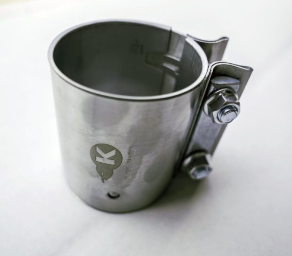 Alternative view of Kooks 2-3/4in Stainless Steel 2-Bolt Band Clamp for Butt Joint Connections