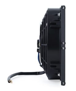 Alternative view of Mishimoto Universal 10in. Heavy-Duty Oil Cooler Fan Shroud - Micro Wrinkle Black