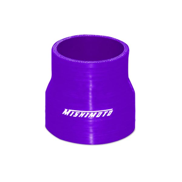 Alternative view of Mishimoto 2.5in. to 3in. Transition Coupler Purple