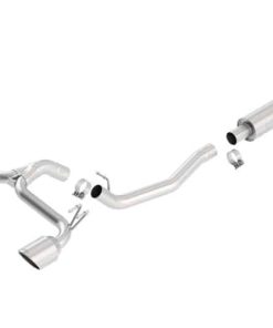Alternative view of Borla 09-15 Mitsubishi Lancer Ralliart 2.0L 4cyl MT 6spd AWD Catback Exhaust