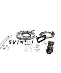 Snow Performance 05-10 Mustang Stg 2 Boost Cooler Water Inj Kit (SS Brded Line/4AN Fitting) w/o Tank