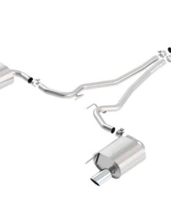 Alternative view of Borla 15-16 Ford Mustang EcoBoost 2.3L AT/MT EC-Type Cat Back SS Single Round Rolled Tips Exhaust