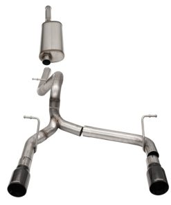 Corsa 18-21 Jeep Wrangler JLU 3.6L 2.75in Sport Cat-Back Exhaust w/ 4in Black Tips