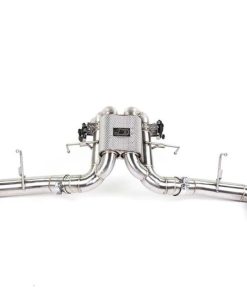 Alternative view of VR Performance McLaren 570 Valvetronic Exhaust System With Carbon Fiber Tips