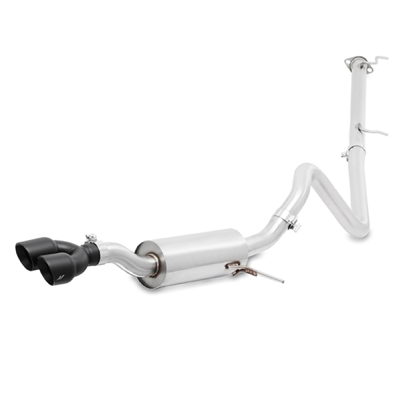 Mishimoto 14-16 Ford Fiesta ST 1.6L 2.5in Stainless Steel Cat-Back Exhaust w/ Black Tips - Image 2
