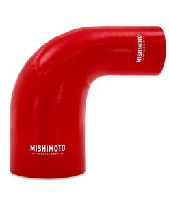 Mishimoto Silicone Reducer Coupler 90 Degree 2.5in to 4in - Red