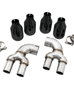 AWE Tuning 2019+ BMW M340i (G20) OE-Config-To-Quad Tip Conversion Kit - Diamond Black Tip