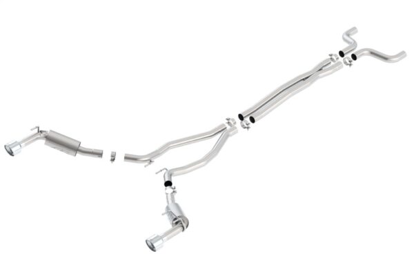 Alternative view of Borla 14-15 Chevy Camaro SS 6.2L V8 Single Split Rear Exit ATAK Catback Exhaust