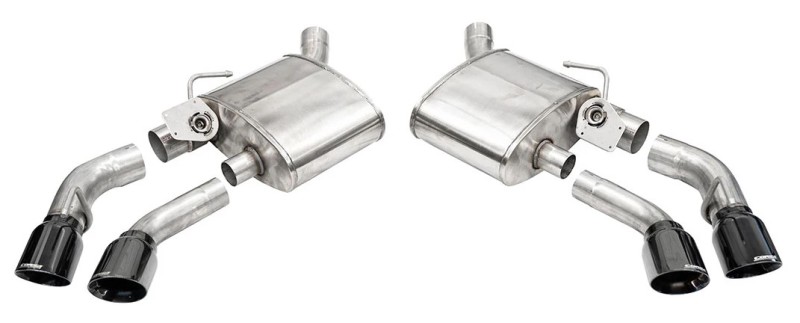 Corsa 16-20 Chevrolet Camaro SS/ZL1 6.2L V8 Black Xtreme Axle-Back Exhaust (w/ Factory NPP Valve) - Image 3