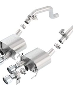 Alternative view of Borla 2014 Chevrolet Corvette C7 6.2L 8cyl ATAK Exhaust w/ NPP Dual Mode (rear section only)