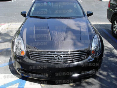 Alternative view of Seibon 03-07 Infiniti G35 Coupe TS Carbon Fiber Hood