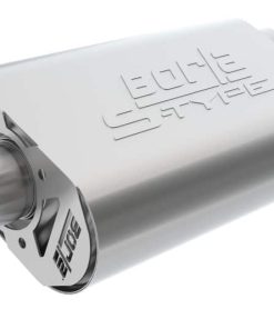 Alternative view of Borla CrateMuffler SBC Hot 350/383 3.0 inch Offset/Center 14in x 4.35in x 9in Oval S-Type Muffler