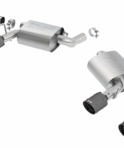 Alternative view of Borla 2016-2017 Chevrolet Camaro SS AT/MT RWD S-type Exhaust (w/ Dual Mode Valves) - Black CF Tip