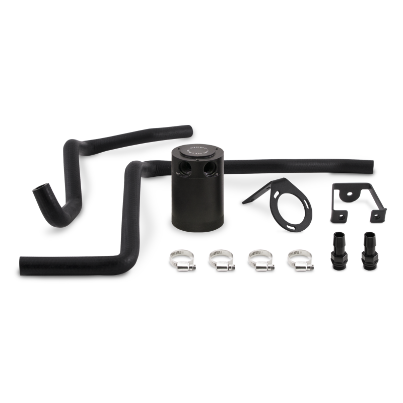Mishimoto 12-14 Dodge Charger / 12-14 Chrysler 300C 6.4L Direct Fit Oil Catch Can Kit - Black - Image 3