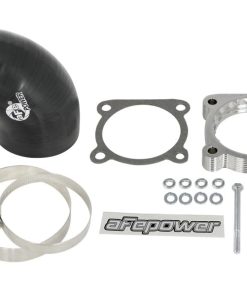 Alternative view of aFe Silver Bullet Throttle Body Spacers TBS 10-16 Nissan Patrol (Y62) V8-5.6L (320hp)