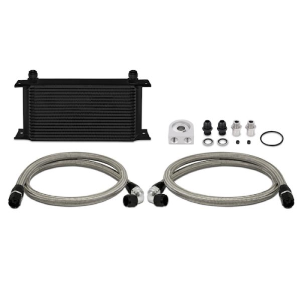Alternative view of Mishimoto Universal 19 Row Oil Cooler Kit - Black